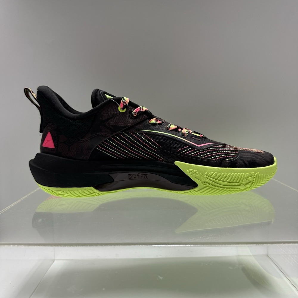 Brand New ANTA Kai 1 Speed Black Yellow 8125B1128S-8 Basketball Shoes Men's 13 - Picture 3 of 9